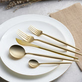 Karaca Jupiter Shiny Gold Besteckset, 60-teilig